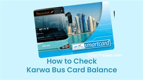 karwa smart card balance check|karwa bus fare.